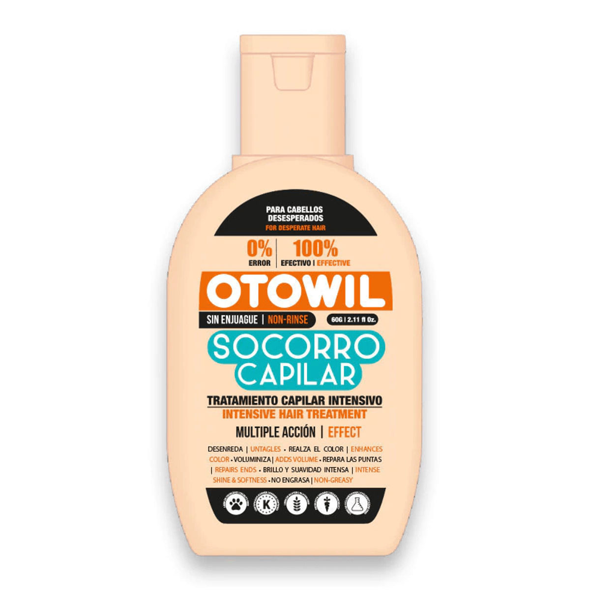 Socorro capilar tratamiento intensivo Otowil 60 gr