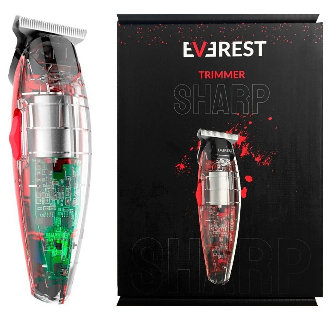 Trimmer Everest Sharp Cristal Roja