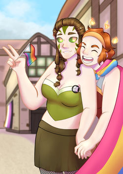 "No Bait, Just Queer" Zine Piece