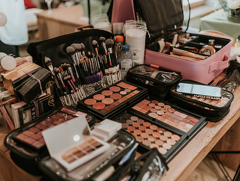 GemMAKEUP bridal set up 