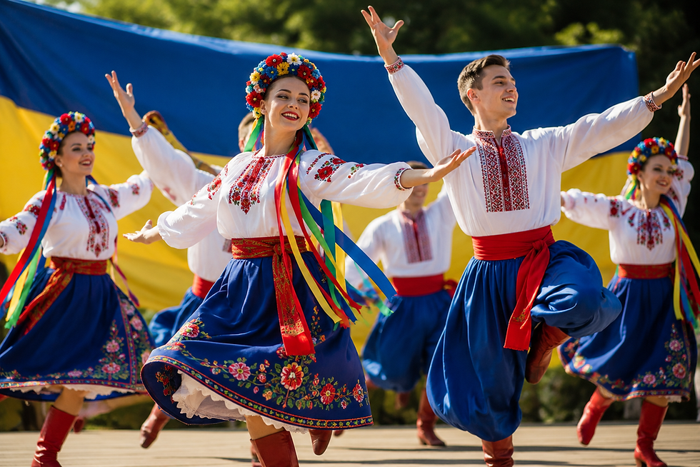 Ukrainische Tanzgruppe