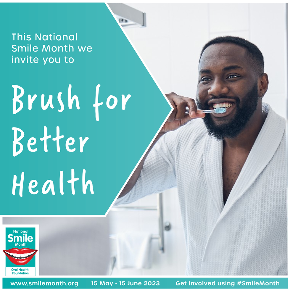 National Smile Month Brush For Better Health