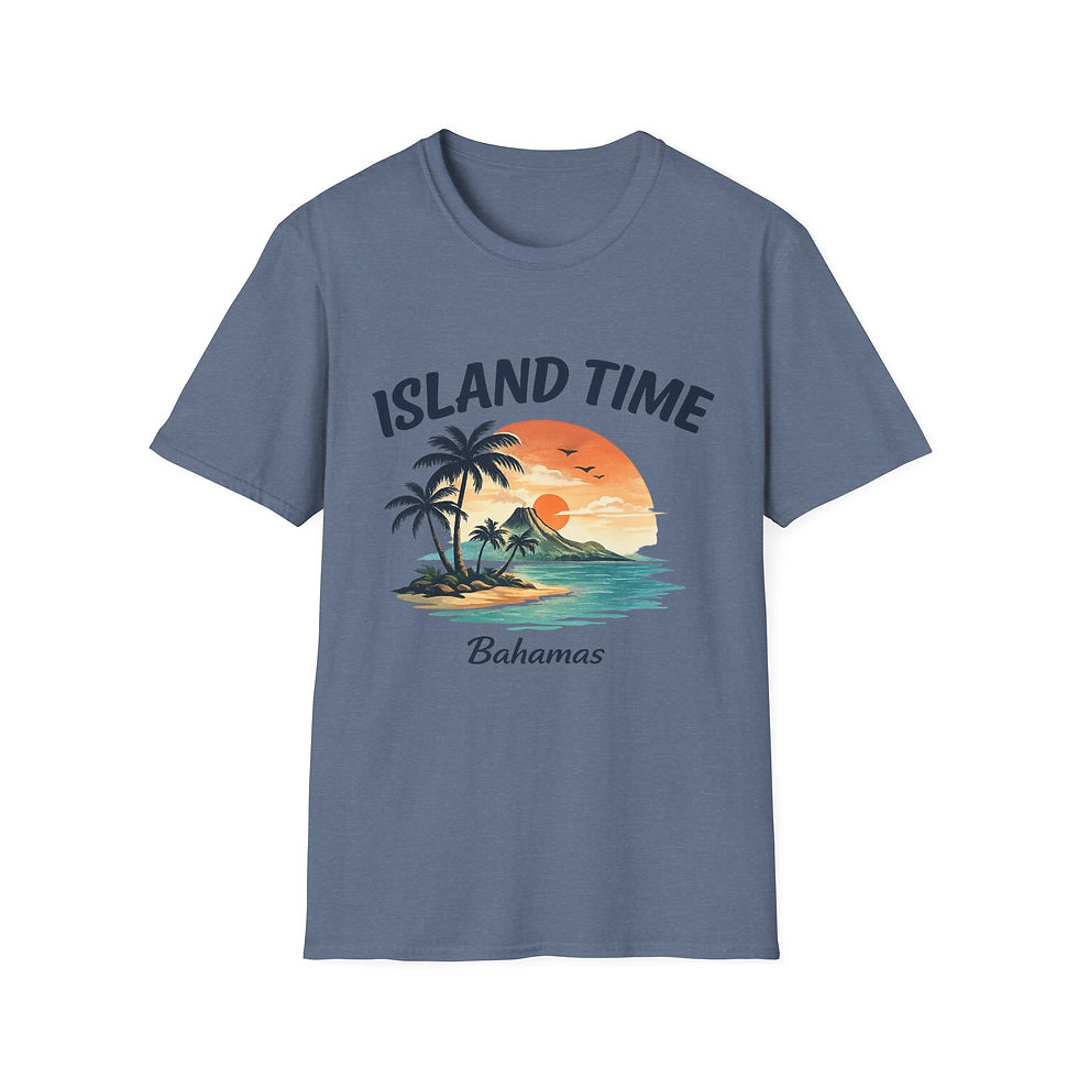 Thumbnail: Island Time Bahamas Sunset Beach T-Shirt