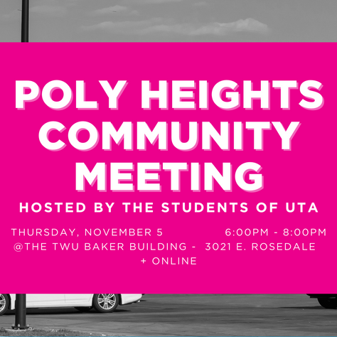 Poly Heights Community Meeting