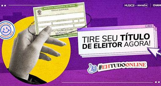 Mynd e Chango criam campanha para estimular jovens a tirarem o título de eleitor