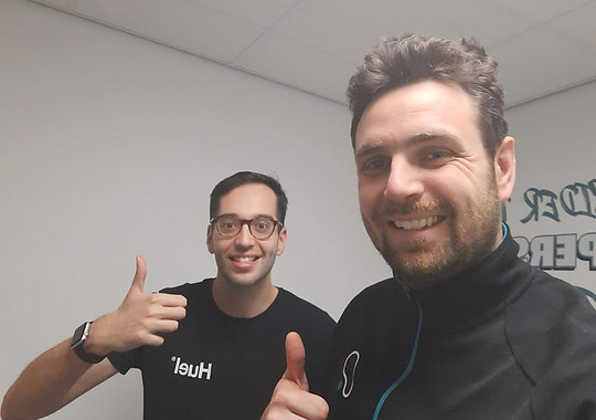 Client celebrating success!