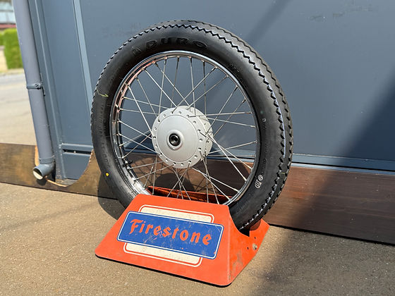しろブタのブー DM521 VINTAGE TIRES BLACK TIRE 【3.00-17 45P TT】 タイヤ 【1本