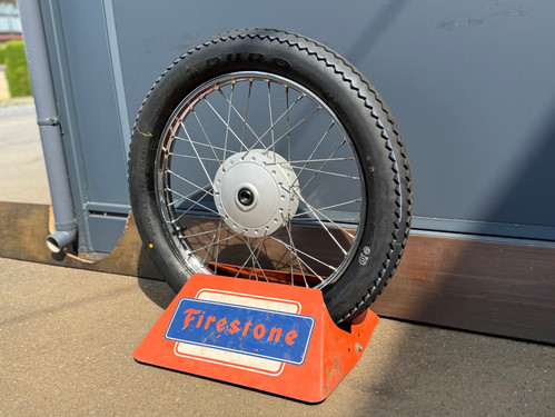 DM521 VINTAGE TIRES BLACK TIRE 【3.00-17 45P TT】 タイヤ 【1本