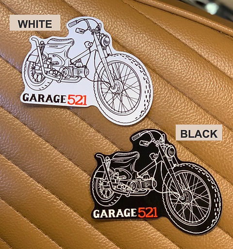 ゴロツキチョッパーステッカー | スーパーカブ専門店 GARAGE521