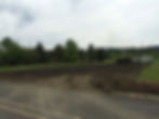 Aggregate laid and rolled out
