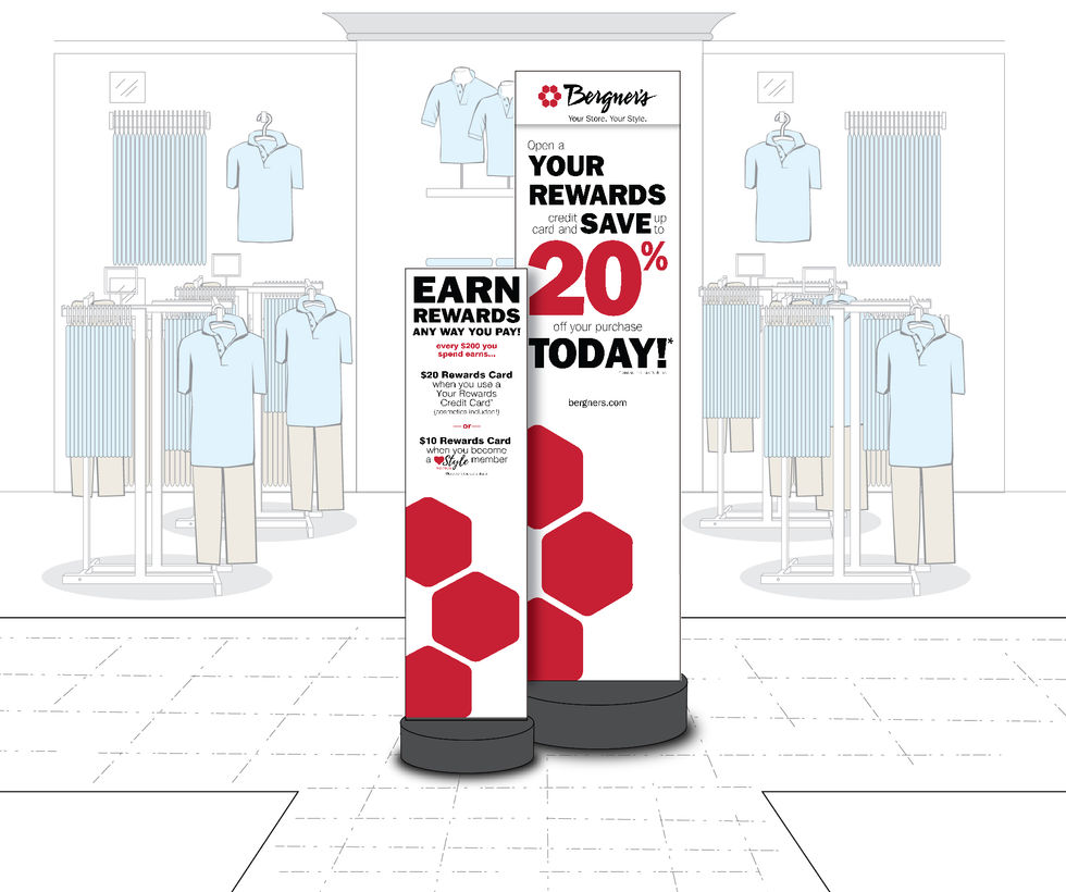 Your Rewards rebranding and fixture design. Mark Redetzke