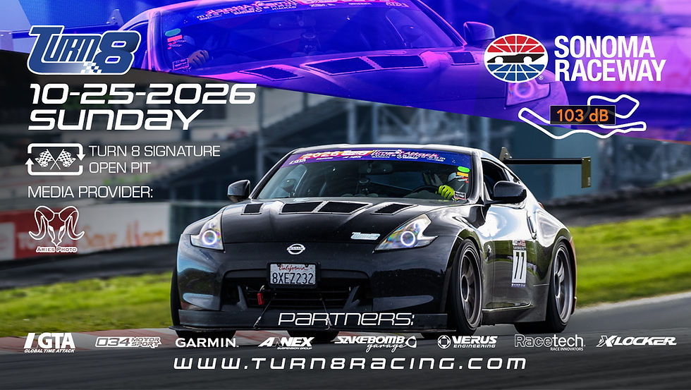 10/25/2026 Sonoma Raceway 103db