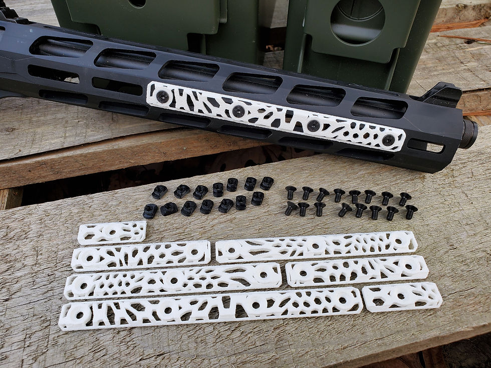 Thumbnail: Kryptek Style Assorted Size M-LOK MLOK Handguard Rail Slot Cover - w/Hardware