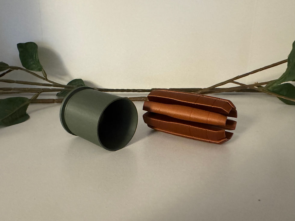 Thumbnail: 2 - 40mm Grenade Rip Round Cartridge - Plastic Replica