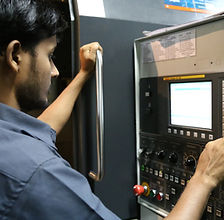 Operating CNC Machine
