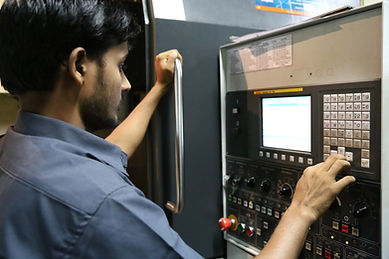 Operating CNC Machine