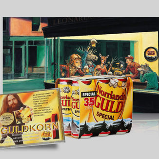 Spendrups Norrlands Guld campaign marketing and packaging design