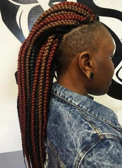 MOHAWK BOX BRAIDS