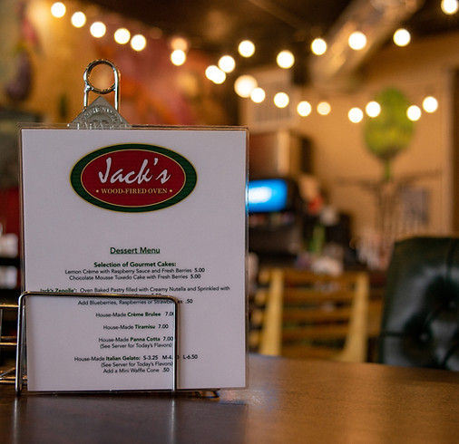 Jack's Wood Fired Oven is the perfect place to relax, have delicious meal, and enjoy some live music.