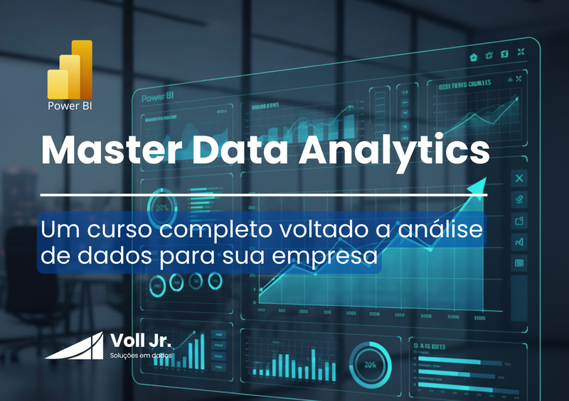 graficos azuis representando analise de dados no Power BI