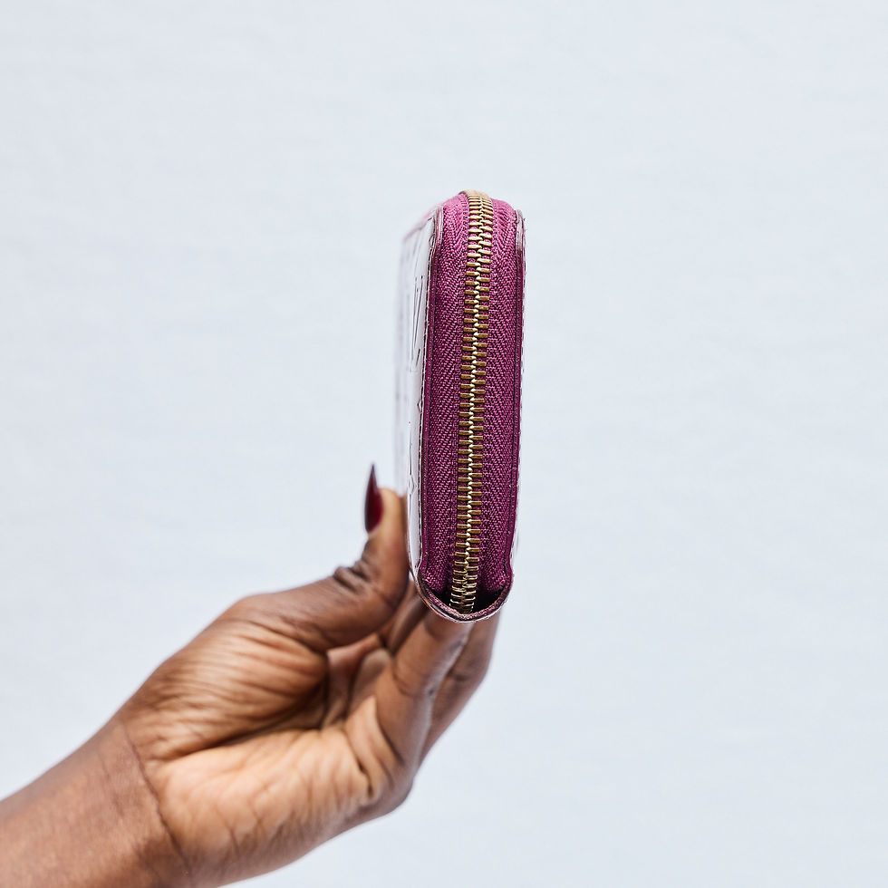 Thumbnail: Louis Vuitton Vernis Zippy Wallet Burgundy