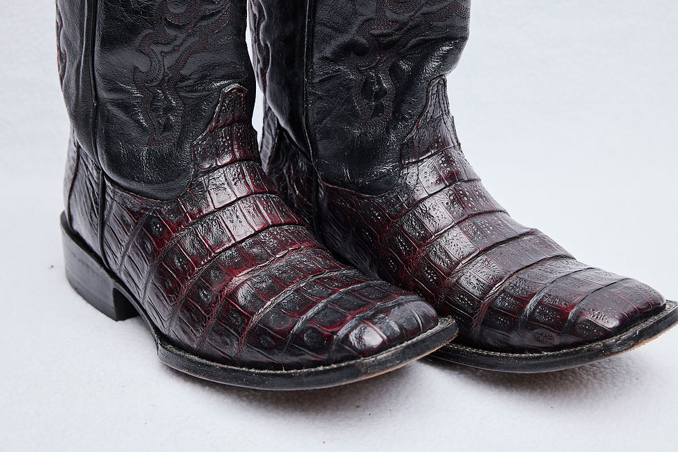 Thumbnail: Circle G Boots Leather Cowboy Boots