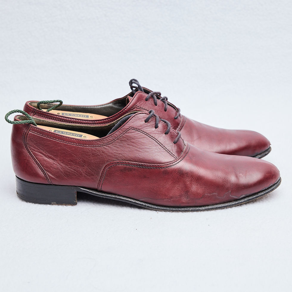 Thumbnail: Vero Cuoio Men's Lace Up Burgundy Loafer