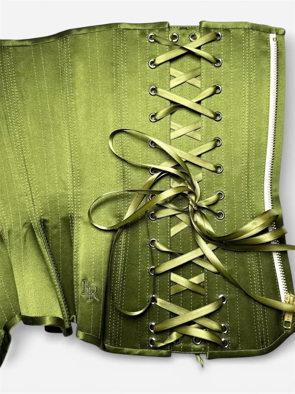 Thumbnail: The Amora - Silk Cupped Corset