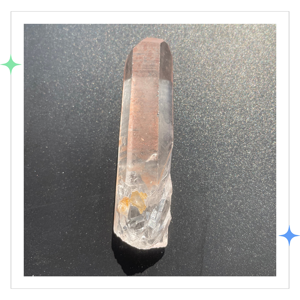 縮圖：Coral Pink Lemurian Quartz 珊瑚粉紅雷姆利亞水晶