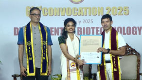 Congratulations to Vidya Rajan..