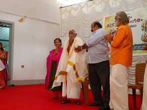 A V UNNIKRISHNAN was felicitated