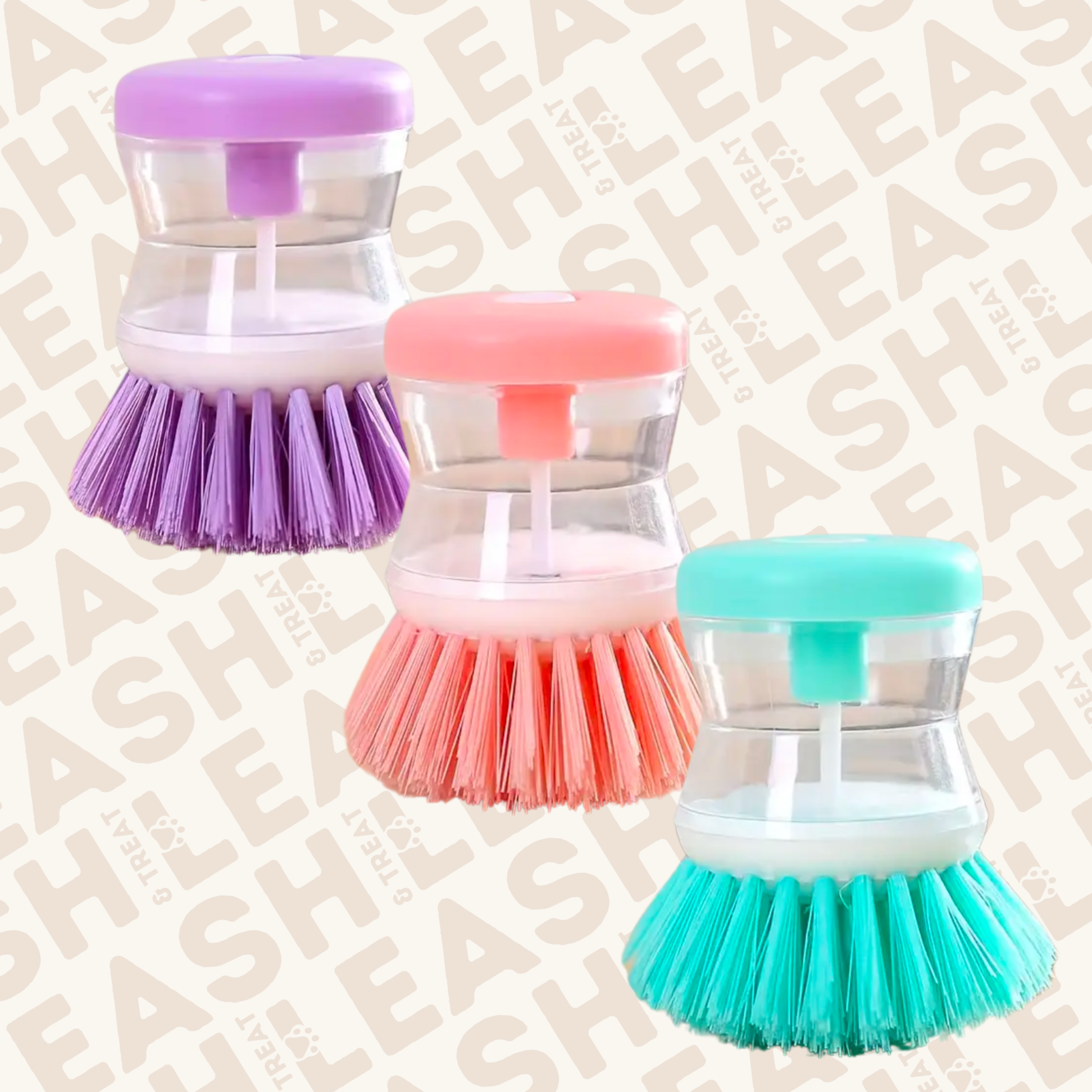 CLEANING BRUSH FOR BOWLS & LICKIMATS