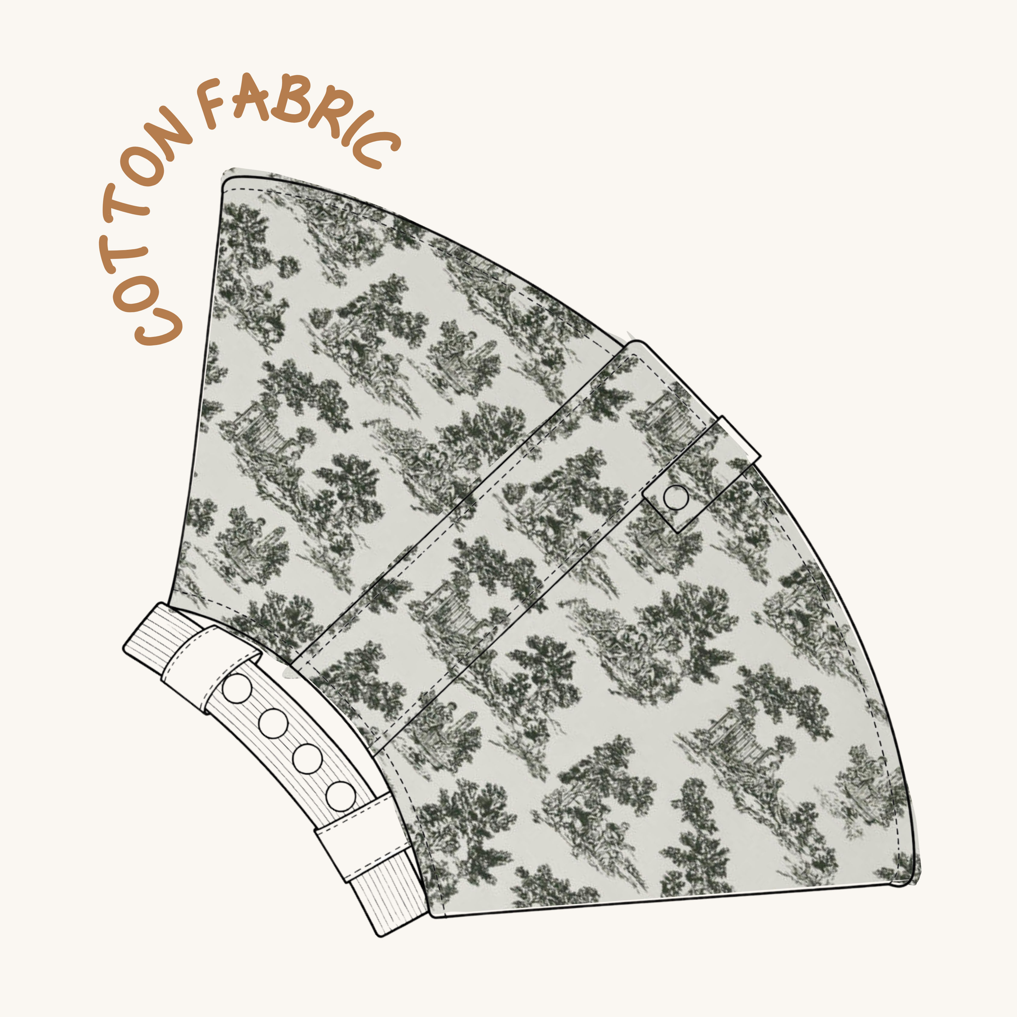 SOFT RECOVERY CONE | BRIDGERTON OLIVE
