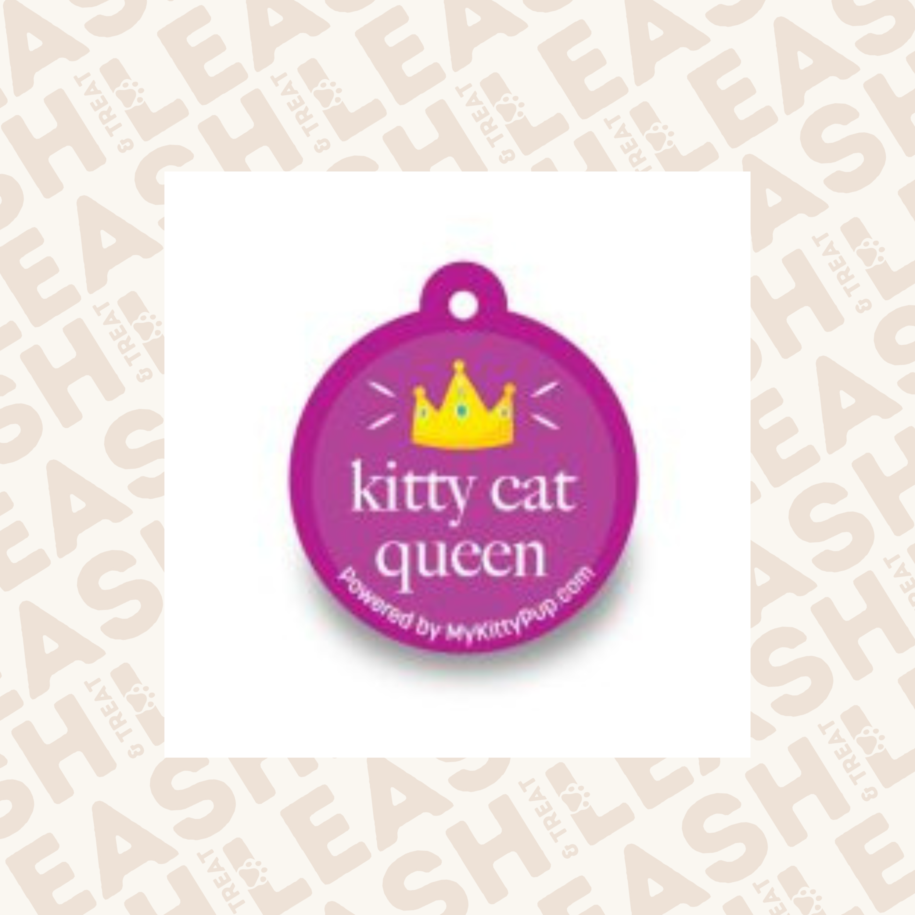 KITTY CAT QUEEN | ICE ID QR CODE TAG