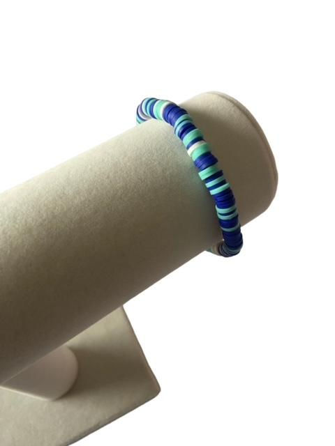 Thumbnail: Blues & white bracelet