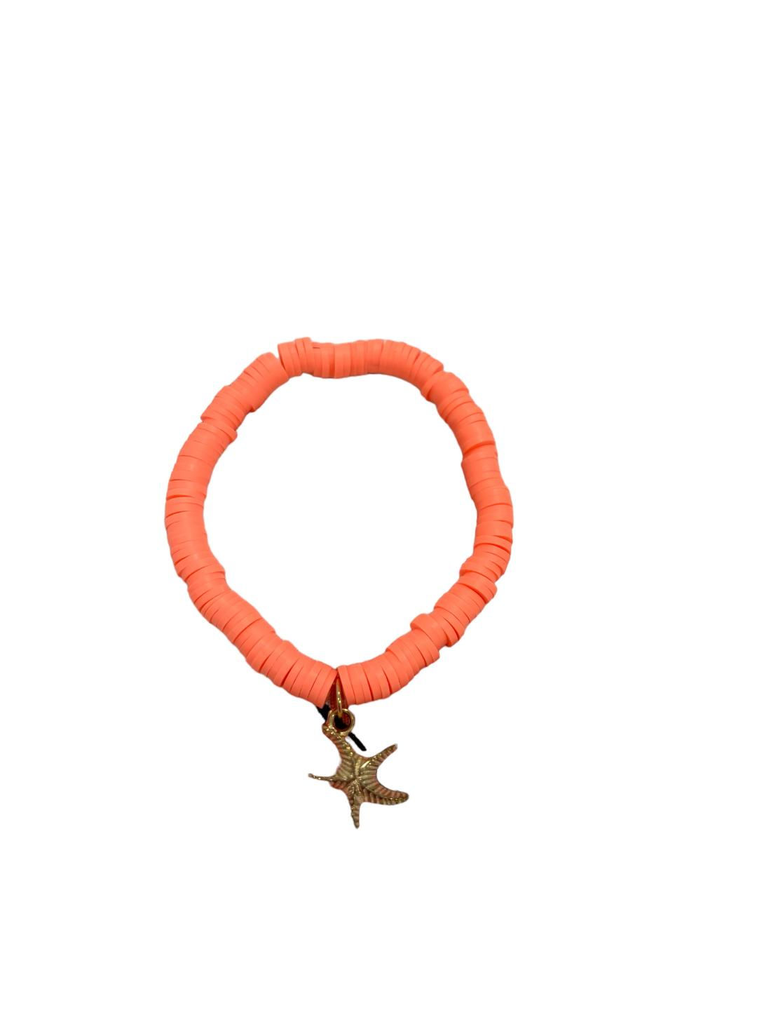 Orange star bracelet