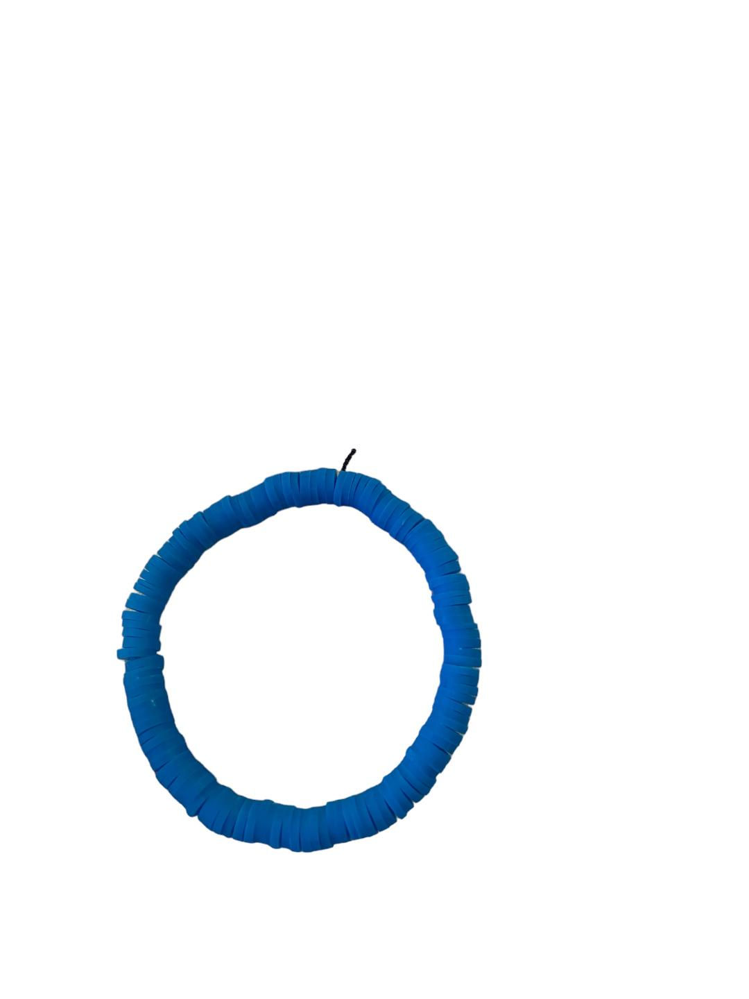 Solid blue bracelet