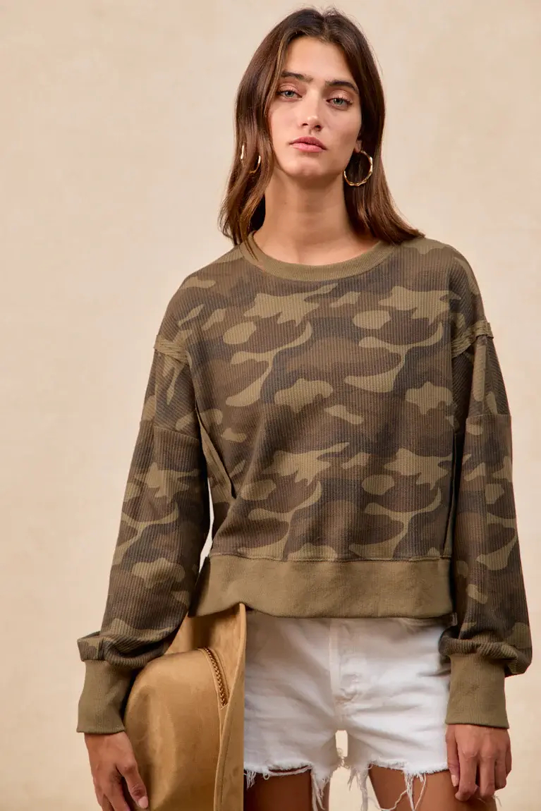 Thumbnail: Camo Relaxed Pullover