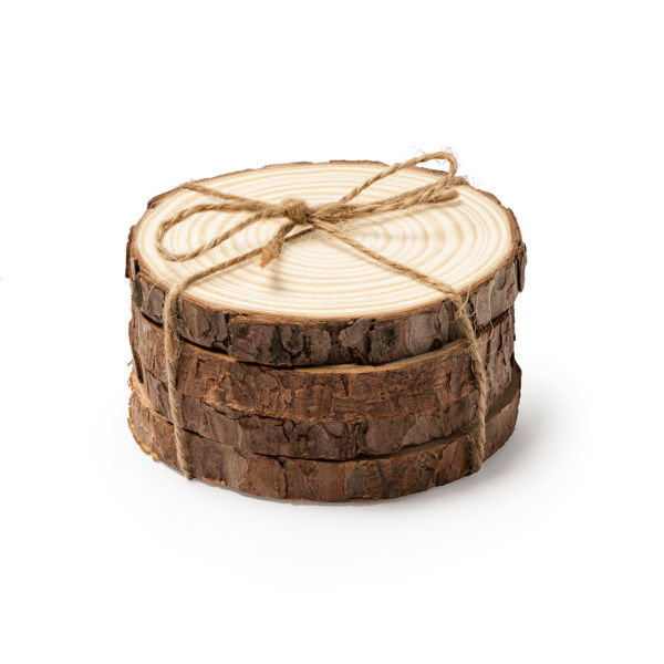 Sous-Verre en Bois de Pin Naturel PINEA