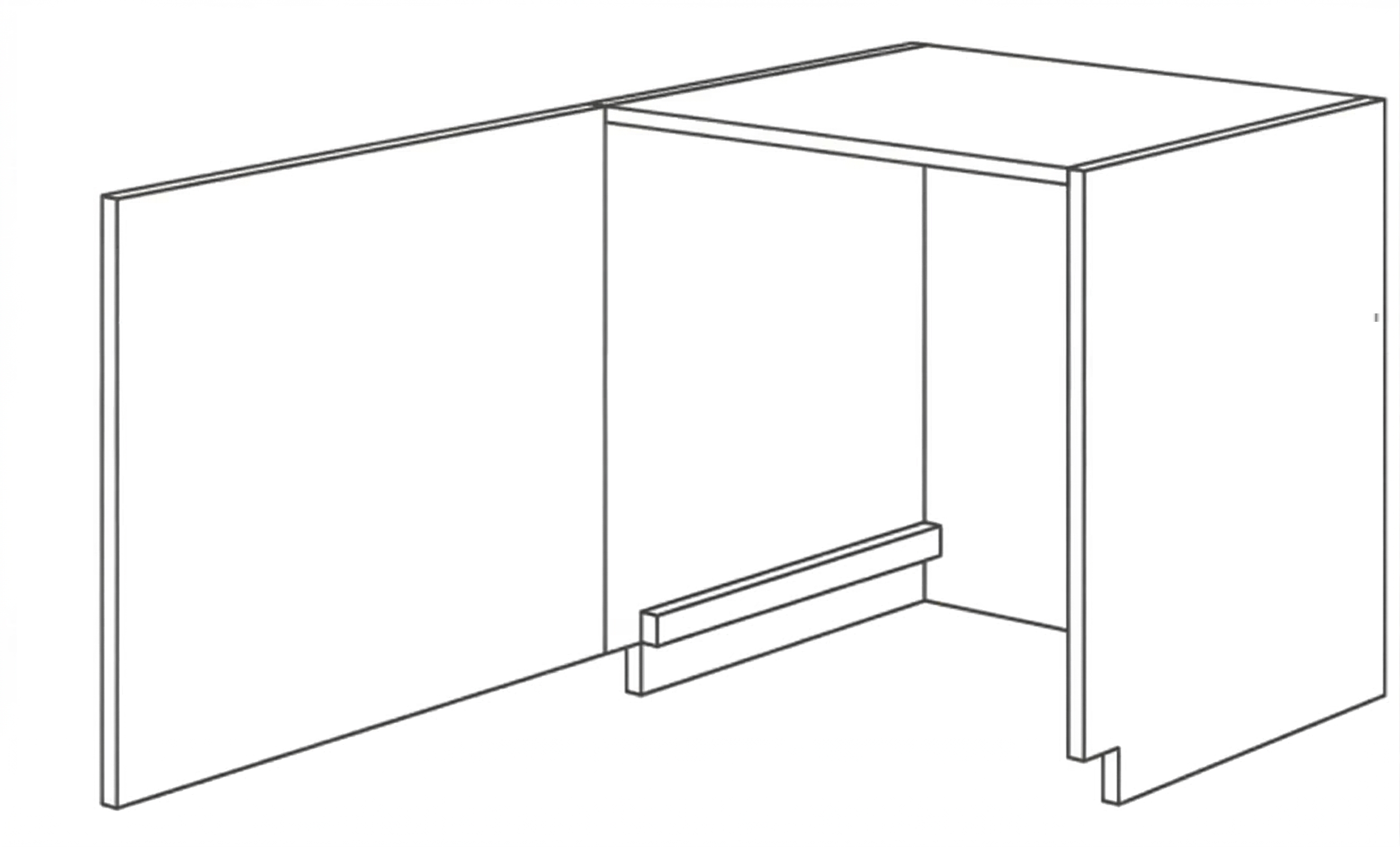 AWI 1-Door Base Cabinet with Apron