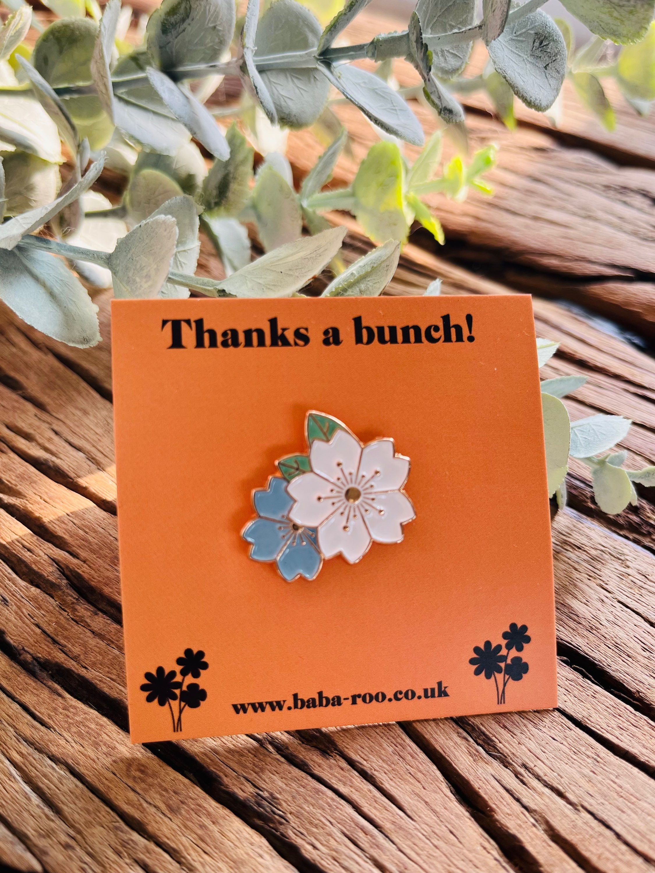 Thanks A Bunch Pin Brooch 