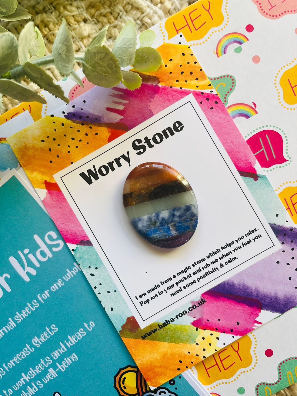 Thumbnail: Journal & Worry Stone  Kid’s Well-being Box 
