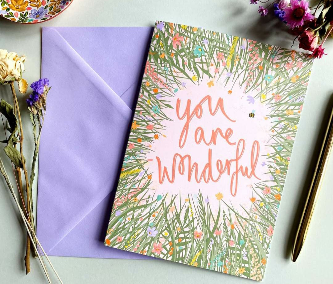 You are Wonderful Card 