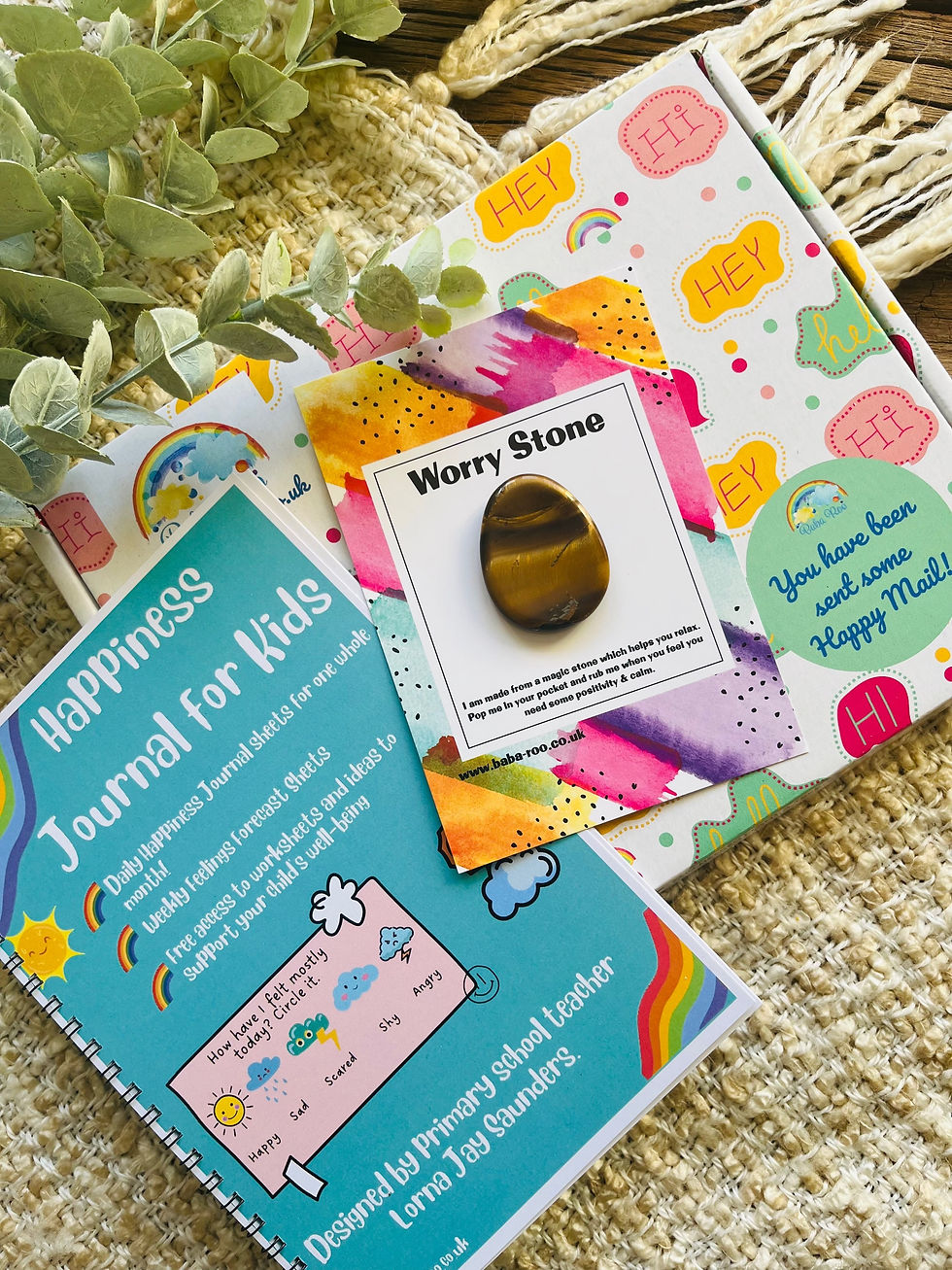 Thumbnail: Journal & Worry Stone  Kid’s Well-being Box 