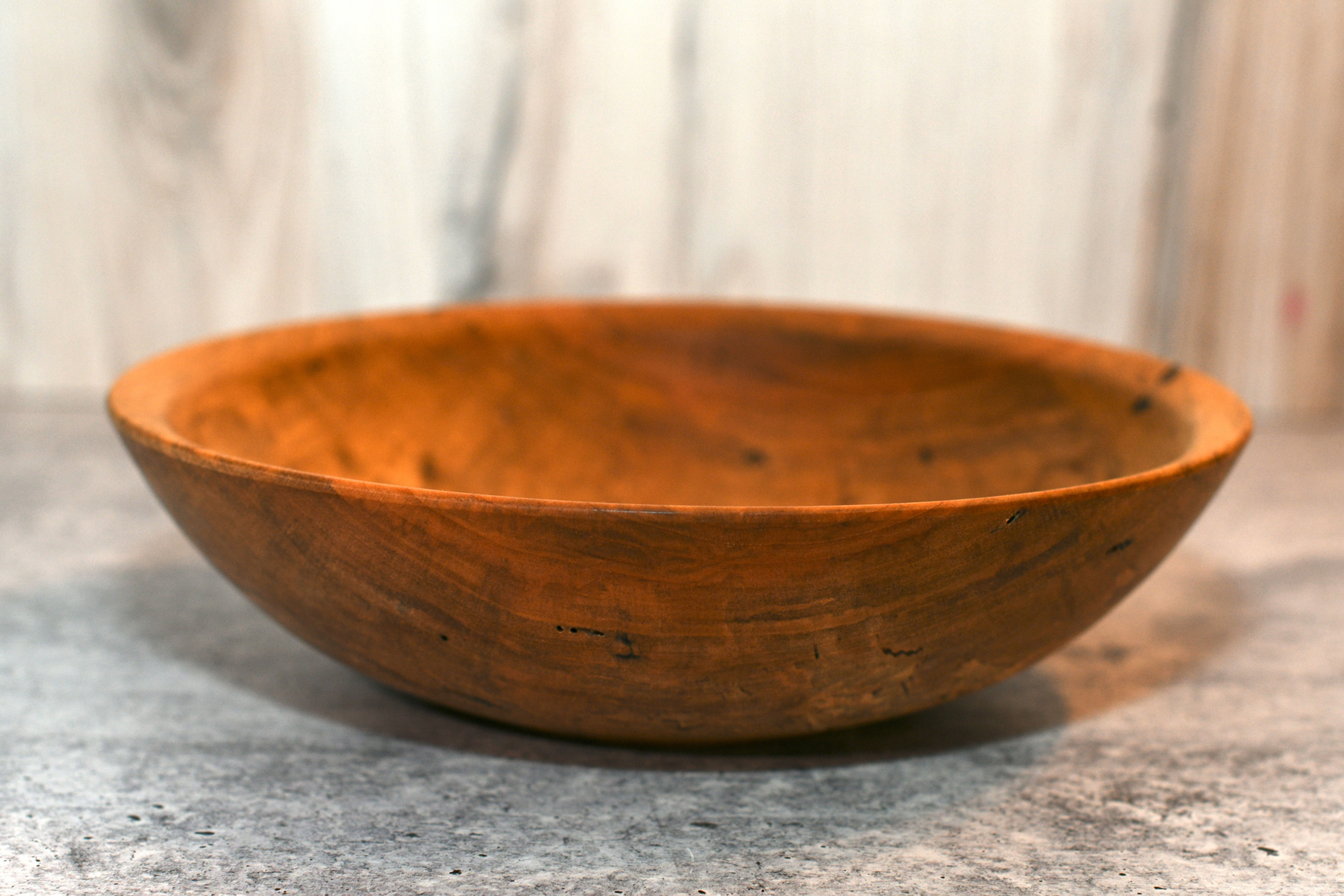 9'' Spalted Silver Maple Bowl