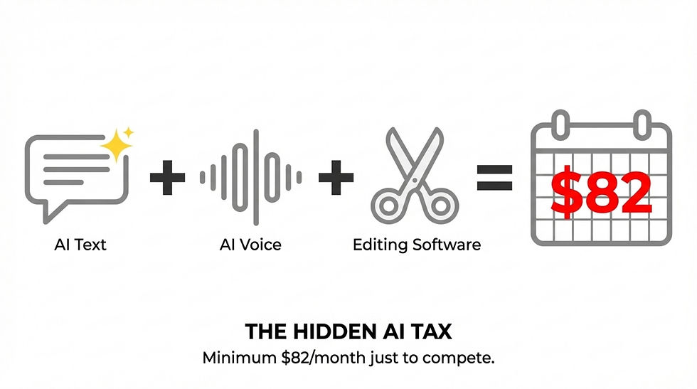 창작의 자동화, 그 비싼 대가: 구독료 지옥에 빠진 크리에이터