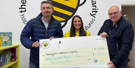 Honeypot Children's Charity: Lodge St. John New Cumnock No.334