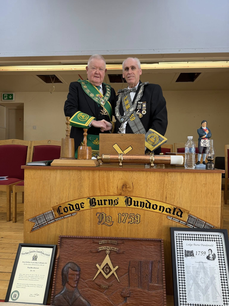 Installation: Lodge Burns Dundonald No.1759 RWM Bro. Iain Murray