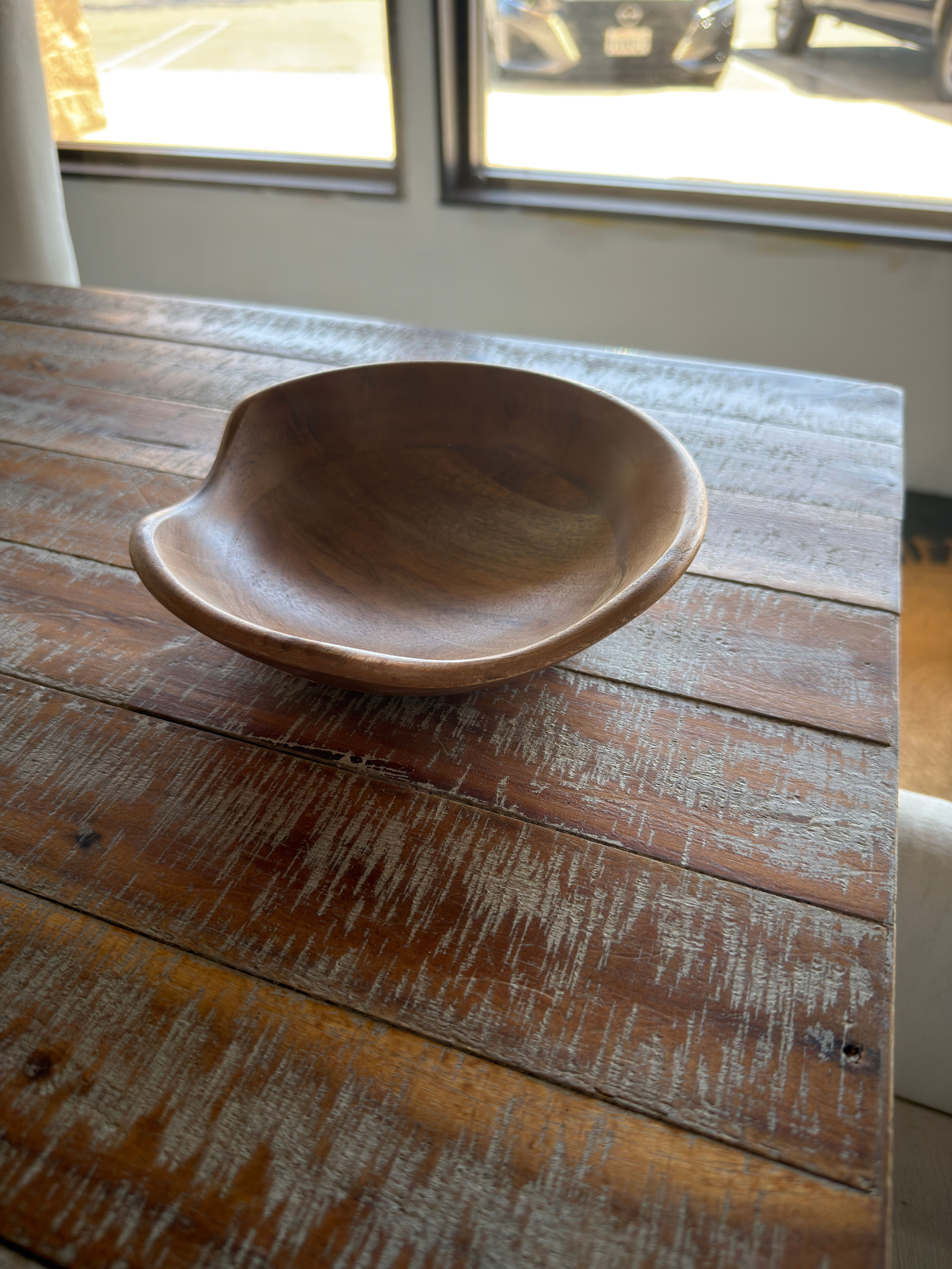 Wood bowl