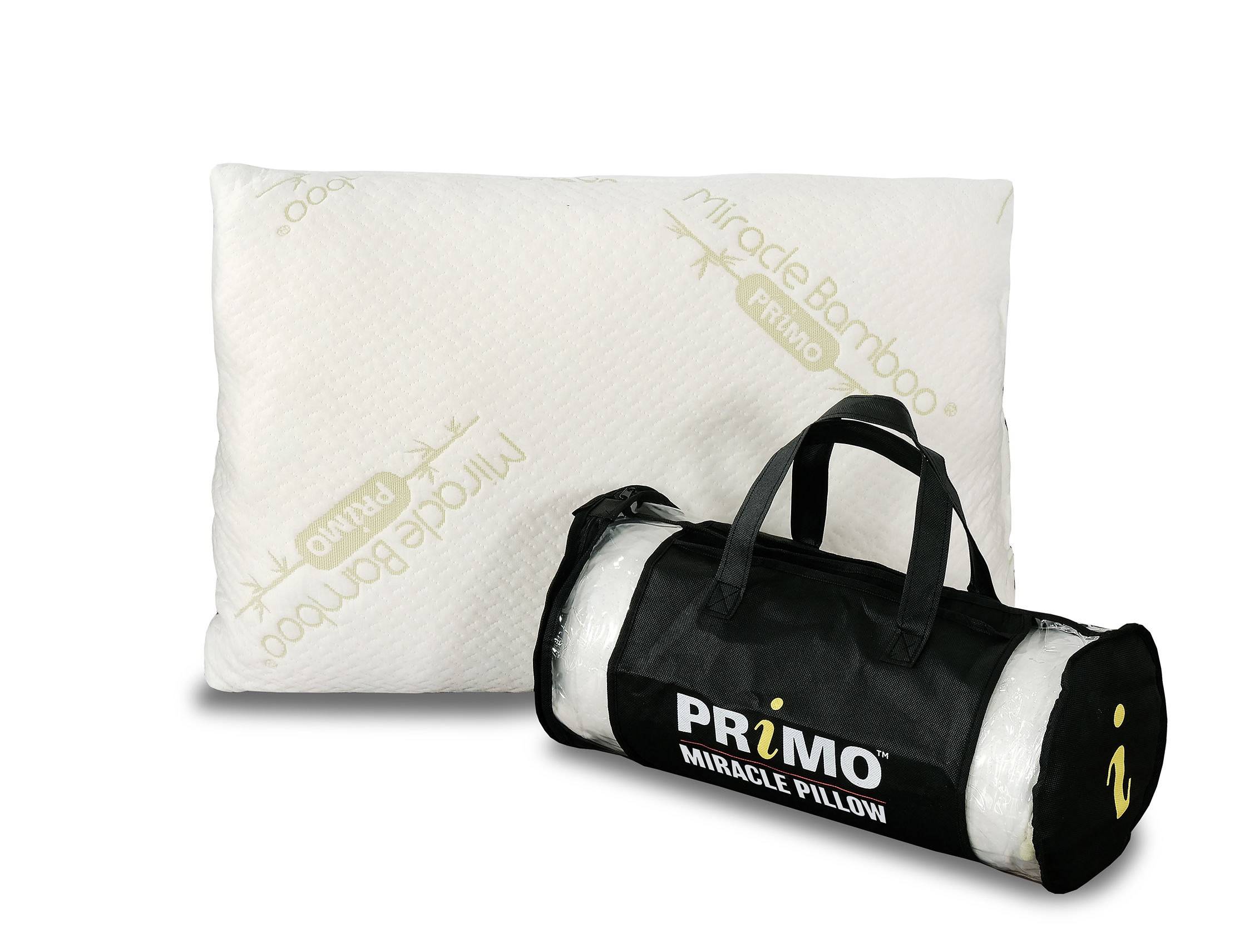 MIRACLE PILLOW WITH SHREDDED MEMORY FOAM/POLYFOAM